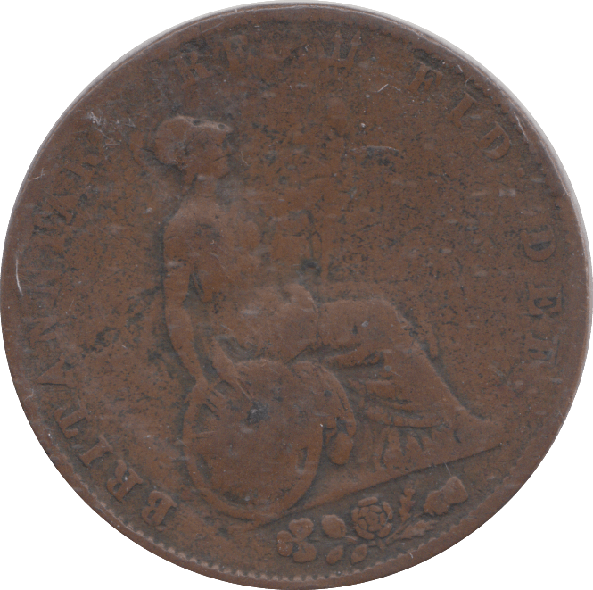 1844 FINE FAIR HALFPENNY - HALFPENNY - Cambridgeshire Coins