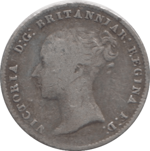 1844 FOURPENCE ( FINE ) - Fourpence - Cambridgeshire Coins