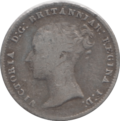 1844 FOURPENCE ( FINE ) - Fourpence - Cambridgeshire Coins