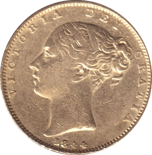 1844 GOLD SOVEREIGN ( GVF ) - SOVEREIGN - Cambridgeshire Coins