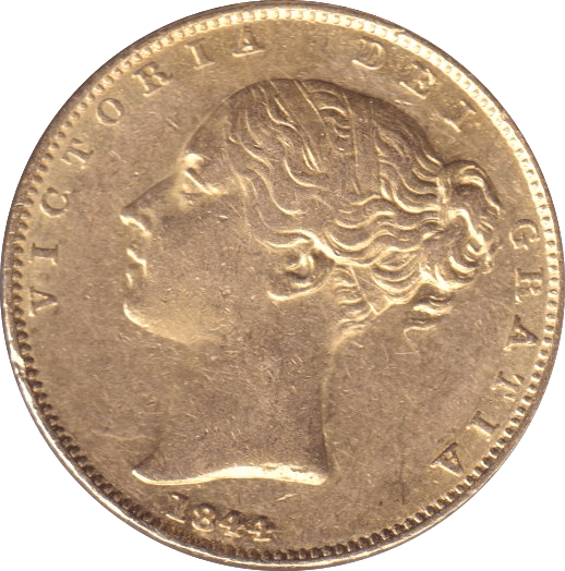 1844 GOLD SOVEREIGN ( GVF ) - SOVEREIGN - Cambridgeshire Coins