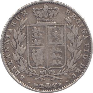 1844 HALF CROWN ( F ) - WORLD COINS - Cambridgeshire Coins