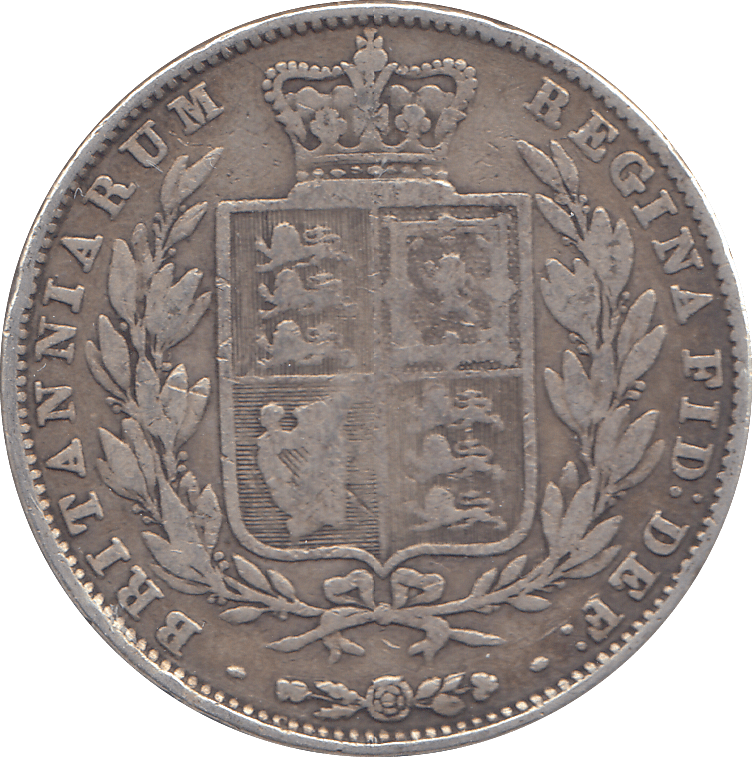 1844 HALF CROWN ( F ) - WORLD COINS - Cambridgeshire Coins