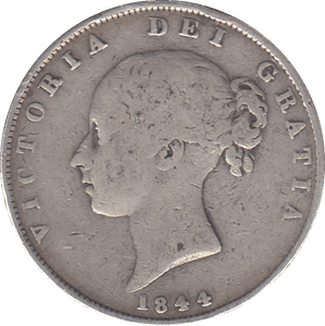 1844 HALF CROWN ( F ) - WORLD COINS - Cambridgeshire Coins
