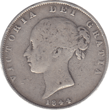 1844 HALF CROWN ( F ) - WORLD COINS - Cambridgeshire Coins