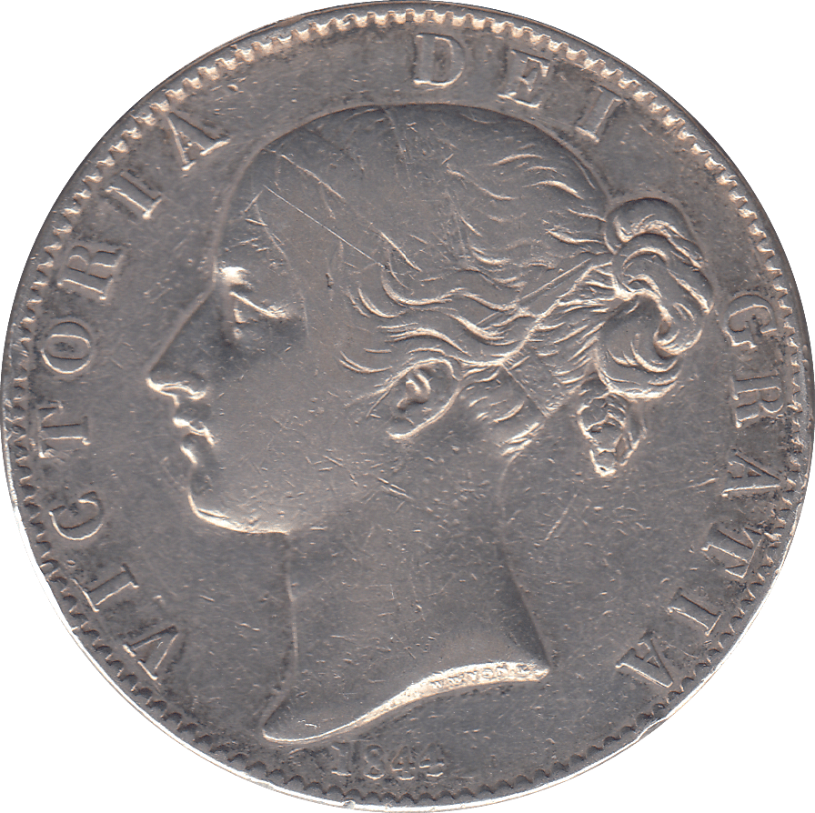 1844 HALF CROWN ( GF ) - WORLD COINS - Cambridgeshire Coins