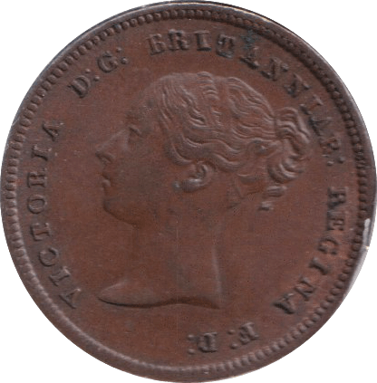 1844 HALF FARTHING ( AUNC ) - HALF FARTHING - Cambridgeshire Coins