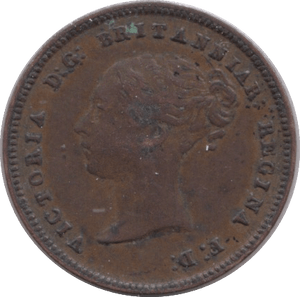 1844 HALF FARTHING ( EF ) 8 - Half Farthing - Cambridgeshire Coins