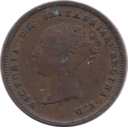 1844 HALF FARTHING ( EF ) 8 - Half Farthing - Cambridgeshire Coins