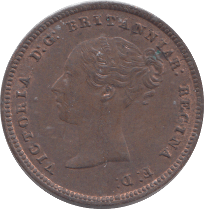 1844 HALF FARTHING ( EF ) - HALF FARTHING - Cambridgeshire Coins