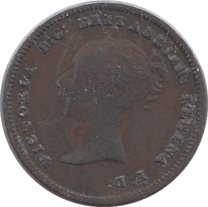 1844 HALF FARTHING F74 ( FINE ) - HALF FARTHING - Cambridgeshire Coins