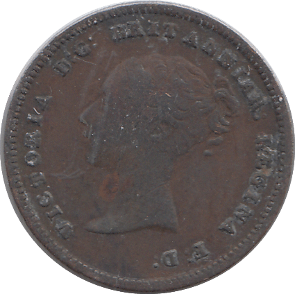 1844 HALF FARTHING F74 ( FINE ) - HALF FARTHING - Cambridgeshire Coins
