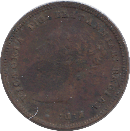 1844 HALF FARTHING F75 ( FINE ) - HALF FARTHING - Cambridgeshire Coins