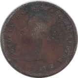 1844 HALF FARTHING F76 ( FINE ) - Cambridgeshire Coins