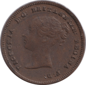 1844 HALF FARTHING ( FINE ) 6 - HALF FARTHING - Cambridgeshire Coins
