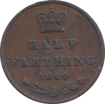1844 HALF FARTHING ( FINE ) - HALF FARTHING - Cambridgeshire Coins