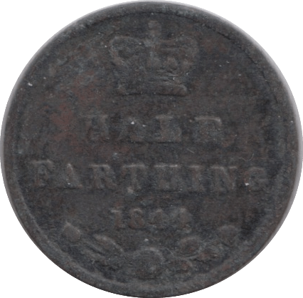 1844 HALF FARTHING ( FINE ) - Half Farthing - Cambridgeshire Coins