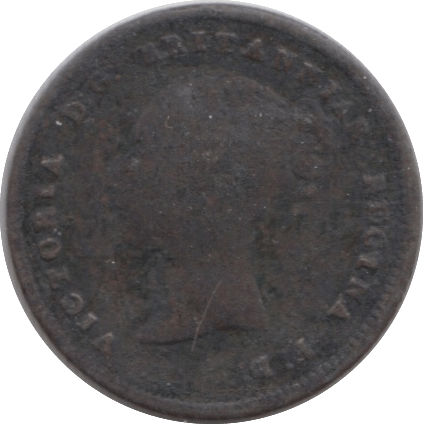 1844 HALF FARTHING ( FINE ) - Half Farthing - Cambridgeshire Coins