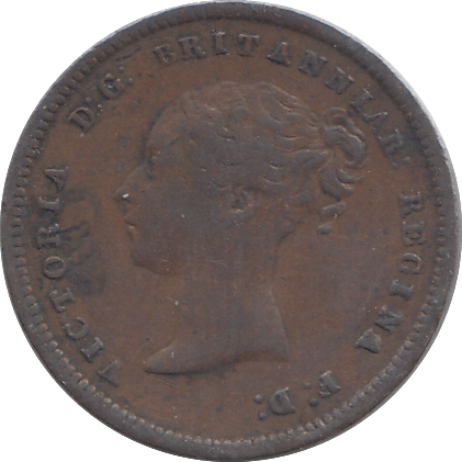 1844 HALF FARTHING ( FINE ) - HALF FARTHING - Cambridgeshire Coins