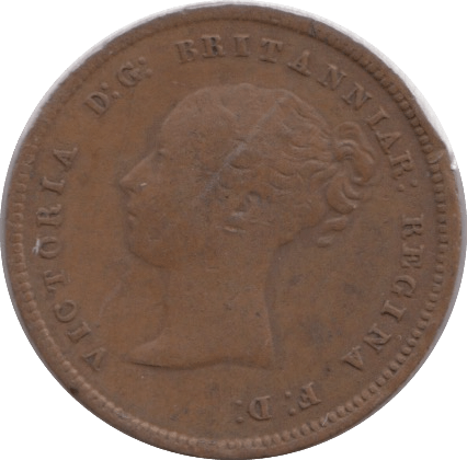 1844 HALF FARTHING ( FINE ) - One Third Farthing - Cambridgeshire Coins
