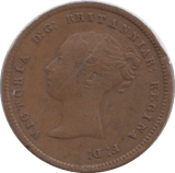 1844 HALF FARTHING ( FINE ) - One Third Farthing - Cambridgeshire Coins