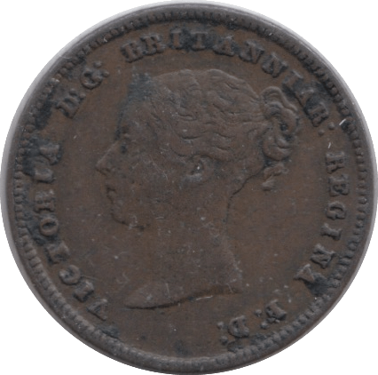 1844 HALF FARTHING ( GF ) 4 - Half Farthing - Cambridgeshire Coins