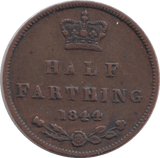 1844 HALF FARTHING ( GF ) 5 - Half Farthing - Cambridgeshire Coins