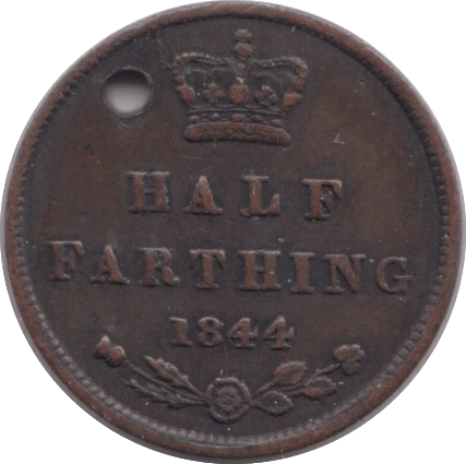 1844 HALF FARTHING ( GF ) 6 - Half Farthing - Cambridgeshire Coins