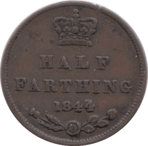 1844 HALF FARTHING ( GF ) - Half Farthing - Cambridgeshire Coins