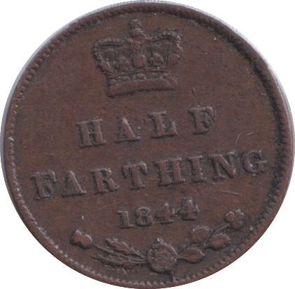 1844 HALF FARTHING ( GF ) - HALF FARTHING - Cambridgeshire Coins