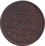 1844 HALF FARTHING ( GF ) - HALF FARTHING - Cambridgeshire Coins
