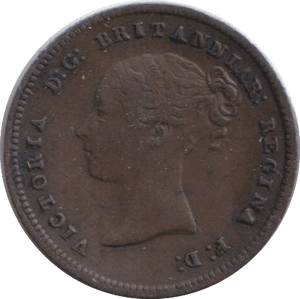 1844 HALF FARTHING ( GVF ) 2 - HALF FARTHING - Cambridgeshire Coins