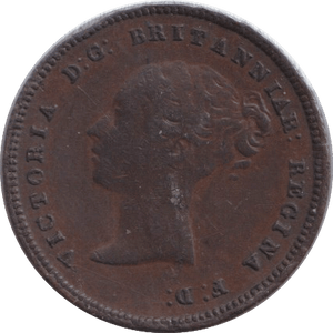1844 HALF FARTHING ( GVF ) 2 - HALF FARTHING - Cambridgeshire Coins