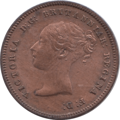 1844 HALF FARTHING ( GVF ) 3 - Half Farthing - Cambridgeshire Coins