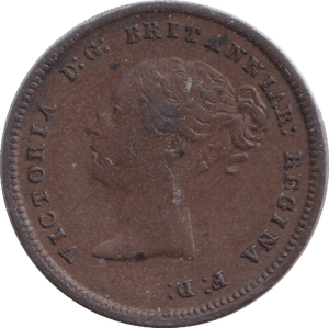 1844 HALF FARTHING ( GVF ) 3 - HALF FARTHING - Cambridgeshire Coins