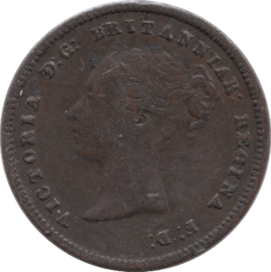 1844 HALF FARTHING ( GVF ) 4 - Half Farthing - Cambridgeshire Coins
