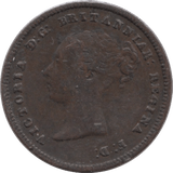 1844 HALF FARTHING ( GVF ) 4 - Half Farthing - Cambridgeshire Coins