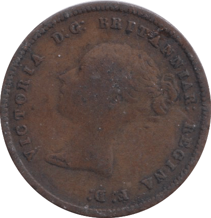 1844 HALF FARTHING ( GVF ) - HALF FARTHING - Cambridgeshire Coins