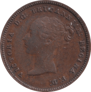 1844 HALF FARTHING ( GVF ) - HALF FARTHING - Cambridgeshire Coins
