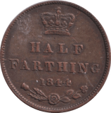 1844 HALF FARTHING ( GVF ) - HALF FARTHING - Cambridgeshire Coins
