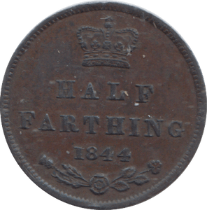1844 HALF FARTHING ( GVF ) - HALF FARTHING - Cambridgeshire Coins