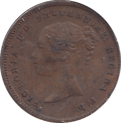 1844 HALF FARTHING ( GVF ) - HALF FARTHING - Cambridgeshire Coins