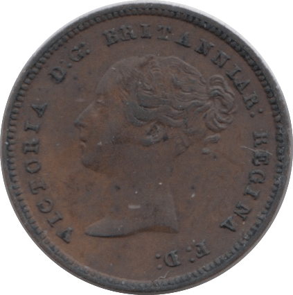 1844 HALF FARTHING ( GVF ) - Half Farthing - Cambridgeshire Coins