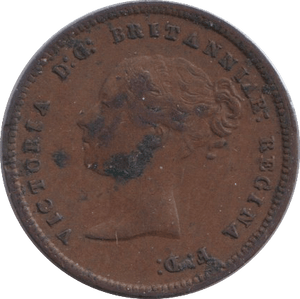 1844 HALF FARTHING ( GVF ) - HALF FARTHING - Cambridgeshire Coins