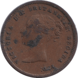 1844 HALF FARTHING ( GVF ) - HALF FARTHING - Cambridgeshire Coins