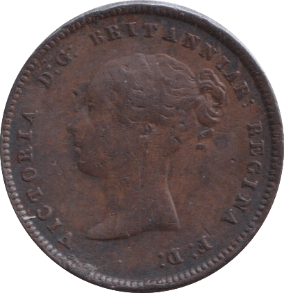 1844 HALF FARTHING ( GVF ) - HALF FARTHING - Cambridgeshire Coins