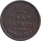 1844 HALF FARTHING ( GVF ) - HALF FARTHING - Cambridgeshire Coins