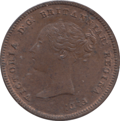 1844 HALF FARTHING ( UNC ) - HALF FARTHING - Cambridgeshire Coins