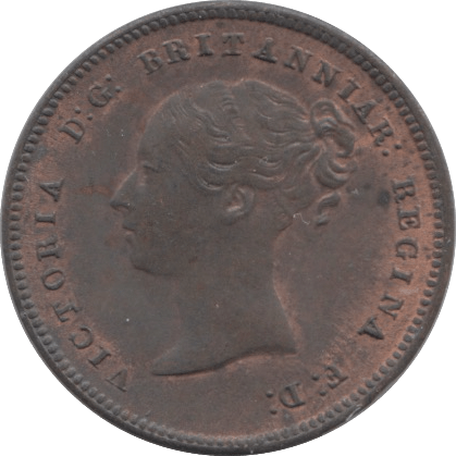 1844 HALF FARTHING ( UNC ) - Half Farthing - Cambridgeshire Coins