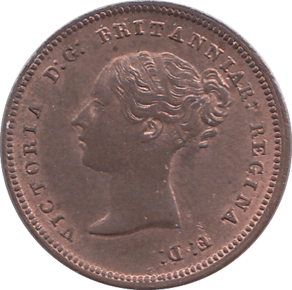 1844 HALF FARTHING ( UNC ) - HALF FARTHING - Cambridgeshire Coins